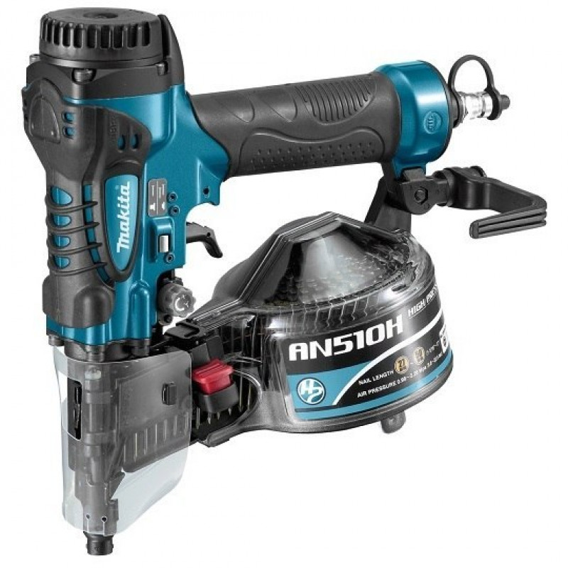 Пневматический гвоздозабивной пистолет высокого давления Makita для гвоздей 27-50 мм [AN510H]