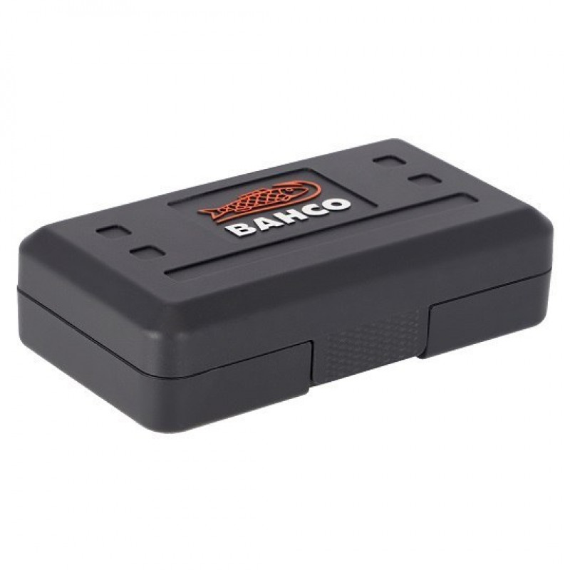 Набір ударних біт 1/4, для плоских гвинтів, PH, PZ, TORX, TORX з отвором, HEX, Robertson, 54 предм. BAHCO [66IM/54C-1]