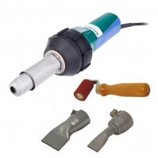 Зварювальний апарат для покрівельних мембран Herz RION 1600W + сопла + ролик