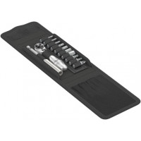 Набор инструментов 12 предм. с трещоткой Zyklop Mini 1, удлинителем и битами, Bicycle Set 1 Wera [05004170001]