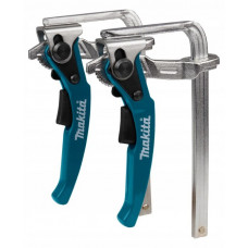 Комплект из 2 быстросъемных зажимов для направляющей шины Makita [199826-6]