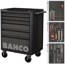 Візок для інструментів з 6 шухлядами та 214 інструментами Bahco [1472K6BKFF7SD]