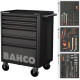 Візок для інструментів з 6 шухлядами та 214 інструментами Bahco [1472K6BKFF7SD]