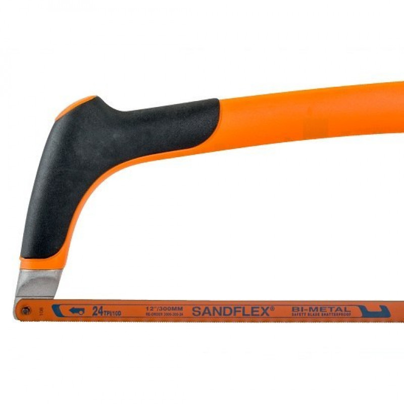 Ручна пилка з 3 лезами по металу Sandflex 300 мм, Bahco [319-PROM]