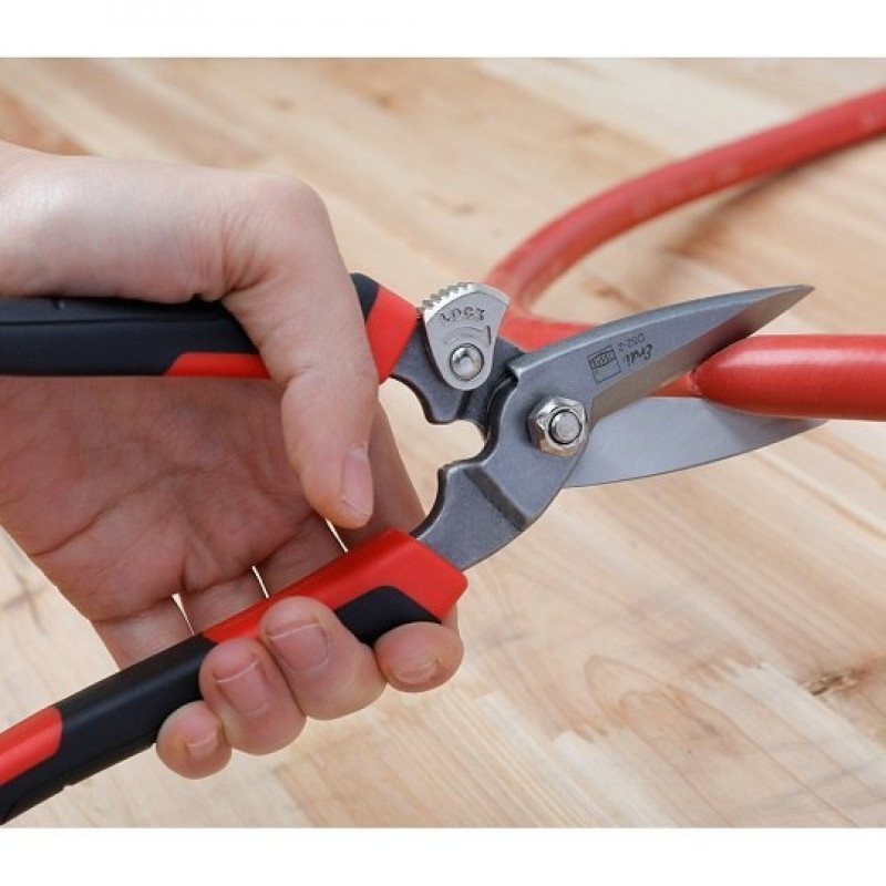 Комплект: многофункциональные прямые ножницы D52-2 + нож DBKPH-EU Erdi Bessey [D52-2-SET]