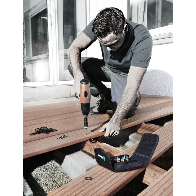 Набір інструментів для встановлення дощок, будівництва терас T 1 Wera [05134021001] 21 частина