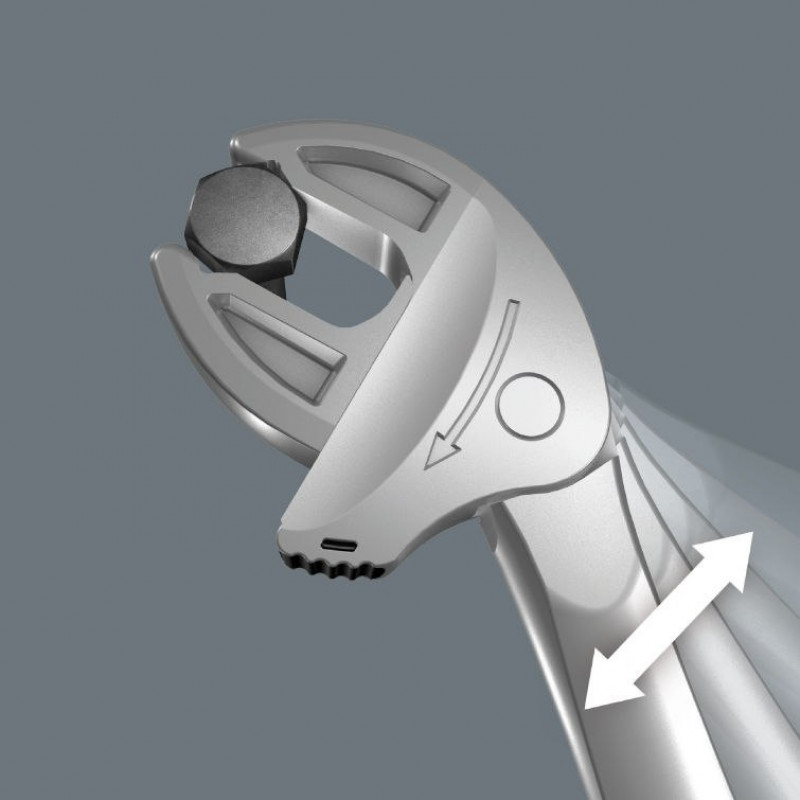 Саморегульований розвідний ріжковий ключ 6004 Joker XL Wera [05020104001] розгін кулачків 19-24 мм, довжина 256 мм