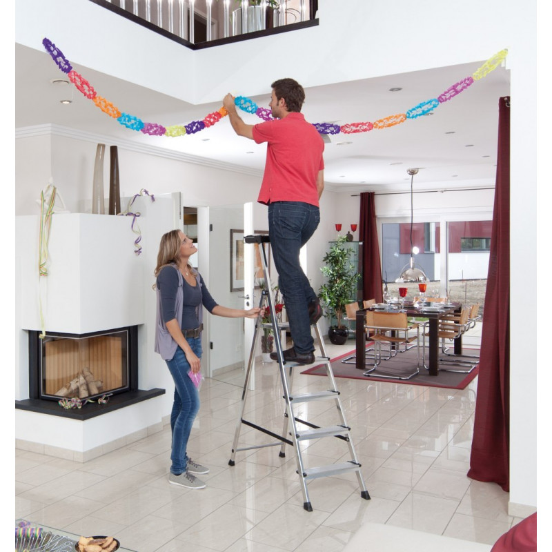 Отдельностоящая стремянка 5 ступенек SECURY MONTO KRAUSE [126535]