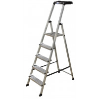 Отдельностоящая стремянка 5 ступенек SECURY MONTO KRAUSE [126535]