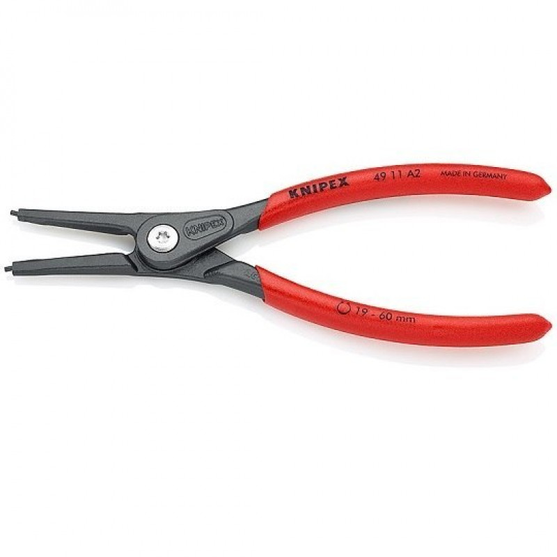 Набір із 8 шт. Плоскогубців для стопорних кілець, зовнішніх та внутрішніх, Knipex [00 19 58 V02]