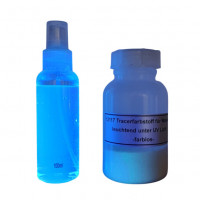 УФ-флуоресцентный краситель прозрачный/синий для обнаружения утечек 100 г | D13242