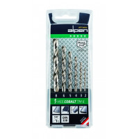 Набір з 6 кобальтових свердел HSS-Co по металу, Alpen TM-6 [0000100606100]
