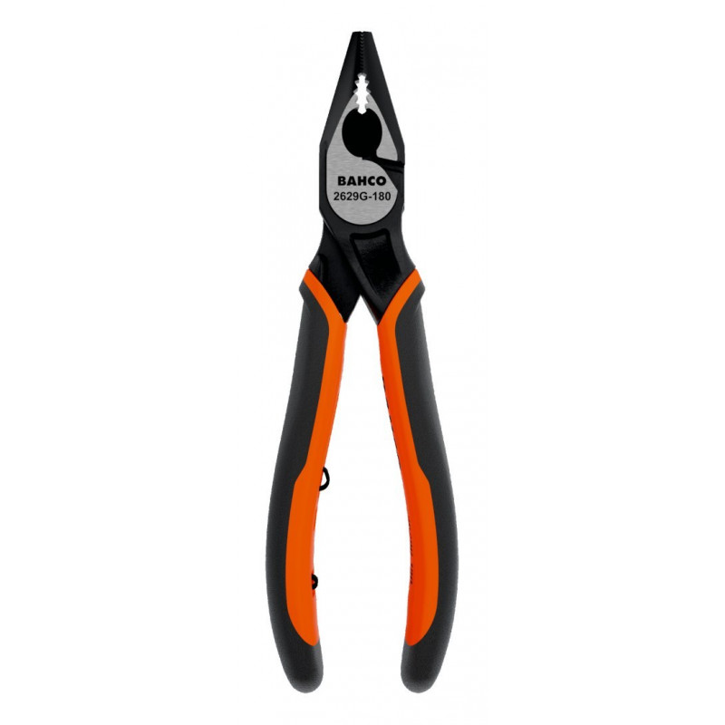 Плоскогубцы с полукруглыми наконечниками, комбинированные плоскогубцы 160 мм, Ergo Bahco [2629G-160]