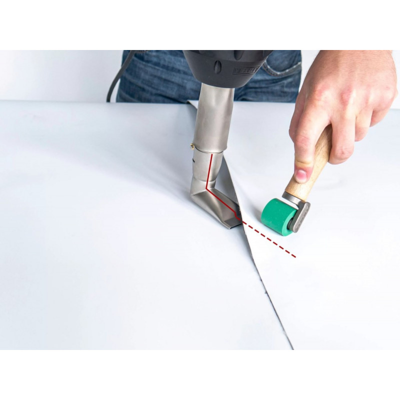 Щелевая насадка Leister 40 мм, угловая 90°, (входное отверстие Ø32 мм)