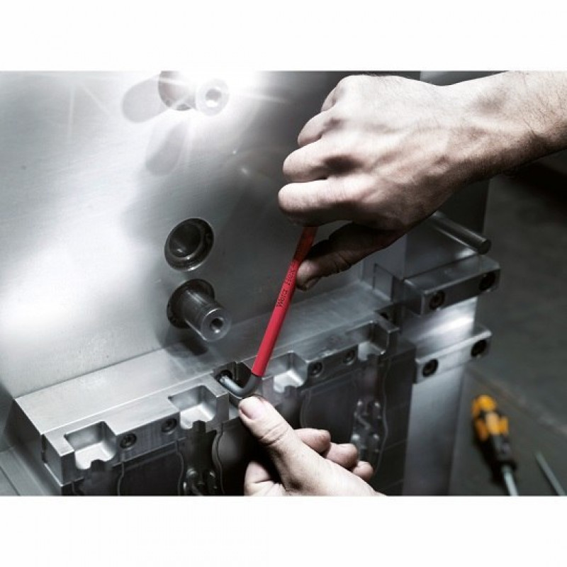 Набір із 9 шестигранних торцевих ключів із кульковим кінцем для гвинтів із внутрішнім шестигранником, 950/9 Hex-Plus Multicolour 1, Wera [05022089001]