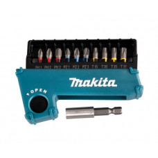Набор ударных битов Impact Premier Makita 1/4 с адаптером, 11 предм. [E-03567]