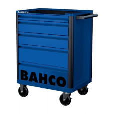 Візок для інструментів Bahco з 5 шухлядами синього кольору [1472K5BLUE]