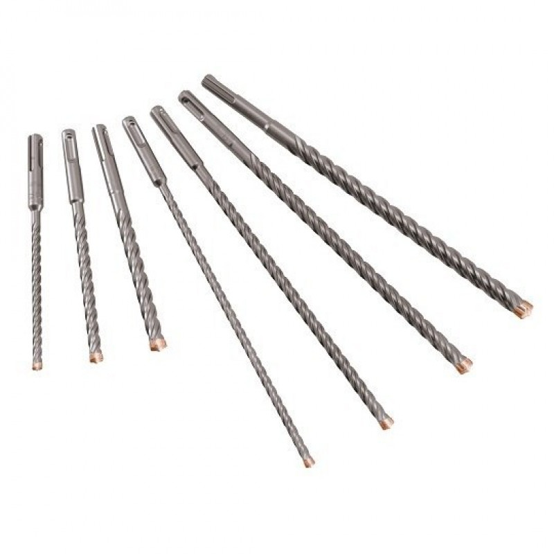 Комплект: 7 предм. сверло SDS+ для железобетона, FORCE X Mix Box 7+3 предм. универсальных сверл Profi MultiCut PM-3, Alpen [0