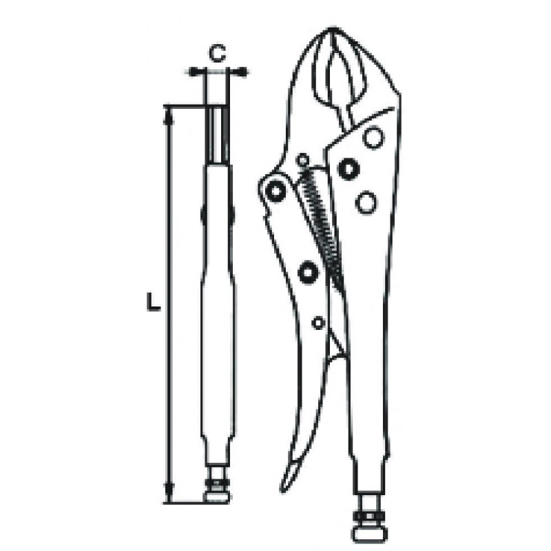 Плоскогубці Морзе 250 мм, IRIMO [648-250-1]