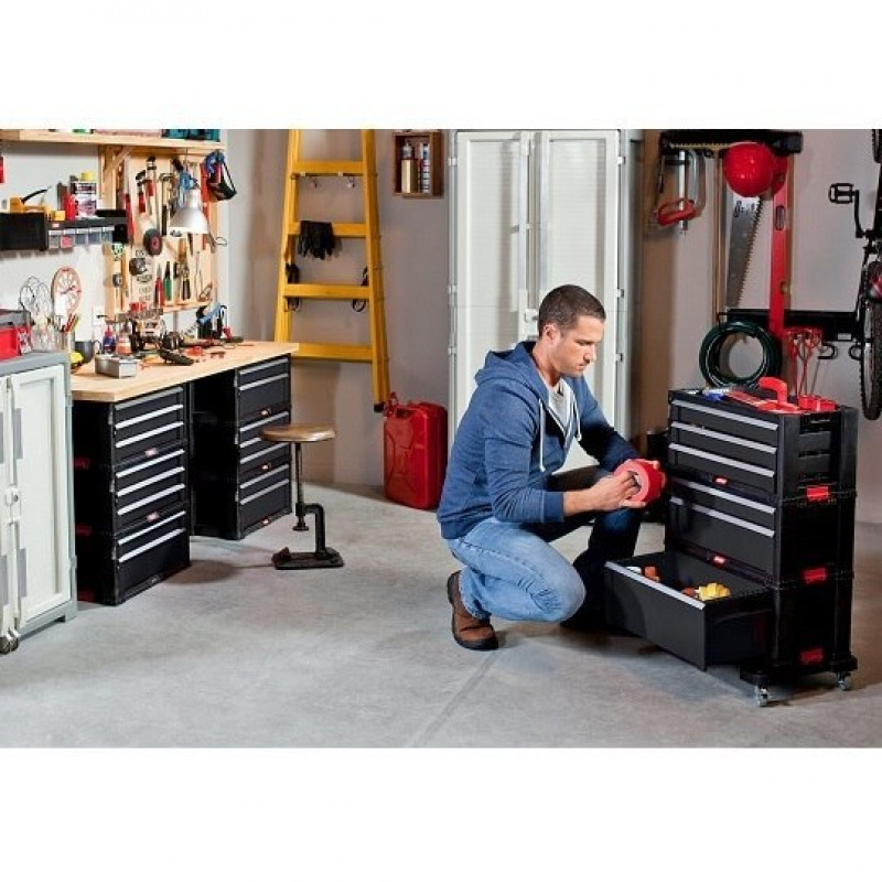 Полиця для майстерні з 1 шухлядою, Скриня для інструментів, KETER [17200880]