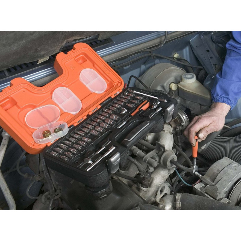 Набір торцевих ключів BAHCO 1/4, 46 предм. [S460]