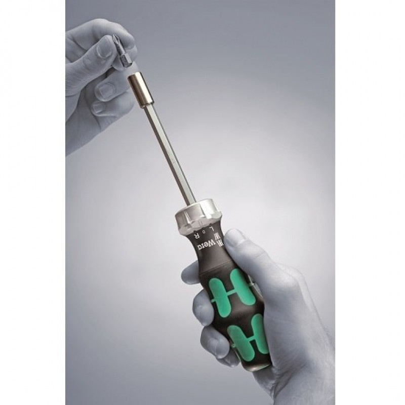 Тріскачка з магазином та 6 бітами 1/4, 27 RA 1 SB, Wera [05073660001]