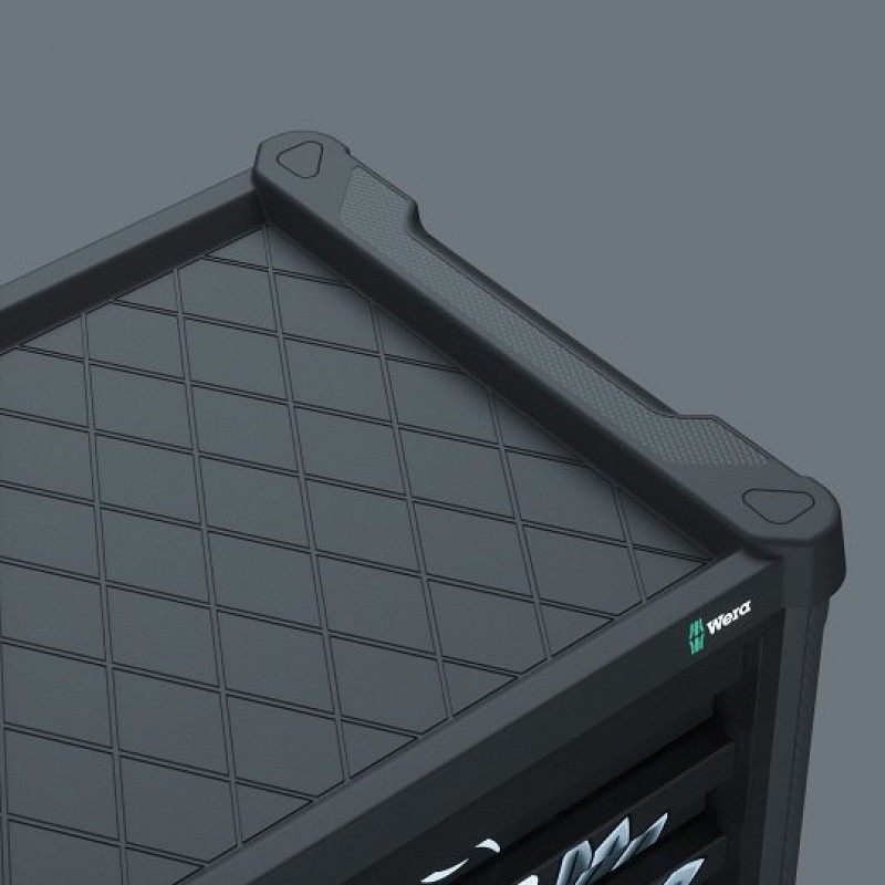 7-шухлядний інструментальний візок з 94 інструментами, Tool Rebel 9700, Wera [05150130001]