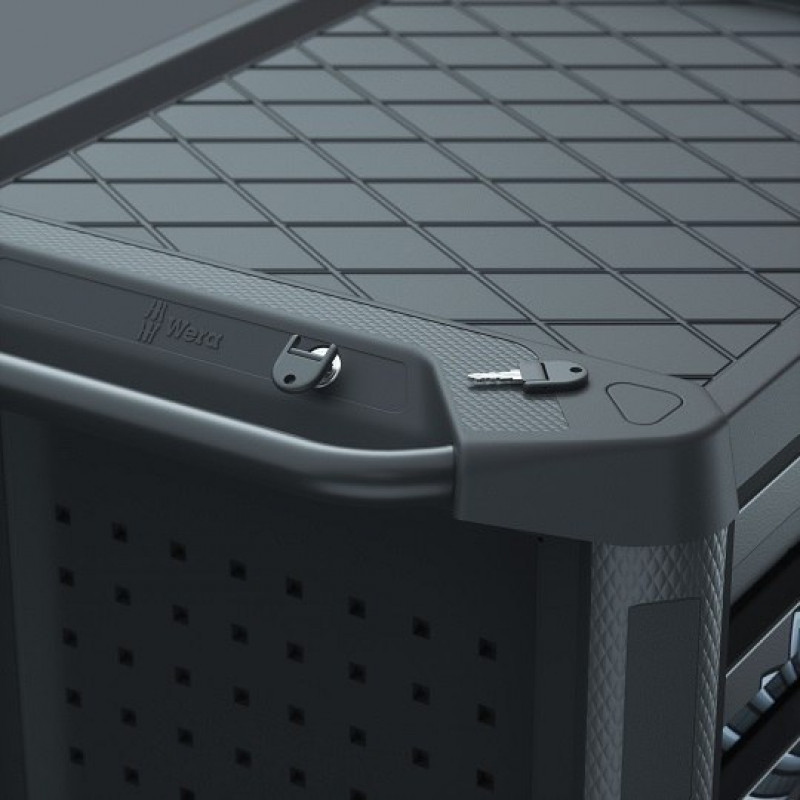 7-шухлядний інструментальний візок з 94 інструментами, Tool Rebel 9700, Wera [05150130001]