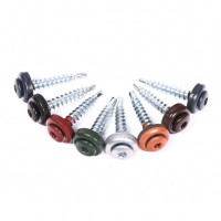 Шурупи B.PRO FARMER PNH CS TX 4.8x35 RAL 8004 цегляно-червоні – 200 шт.