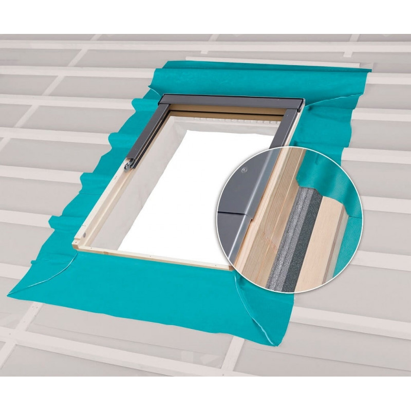 Теплоізоляційний манжет FAKRO XDP – Теплий монтаж мансардних вікон з додатковою ізоляцією