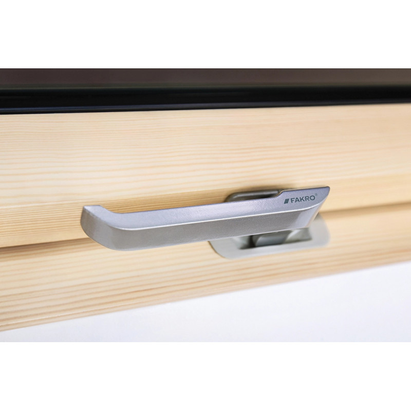 Дахове вікно FAKRO FTP-V P50 GREENVIEW з вентиляційним отвором | Потрійний склопакет, енергоефективне, дерев'яне, FSC