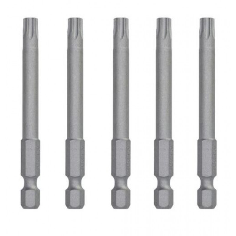 Набор из 5 бит Torx 1/4, размер TX25/70 мм, DeWalt [DT7293-QZ]