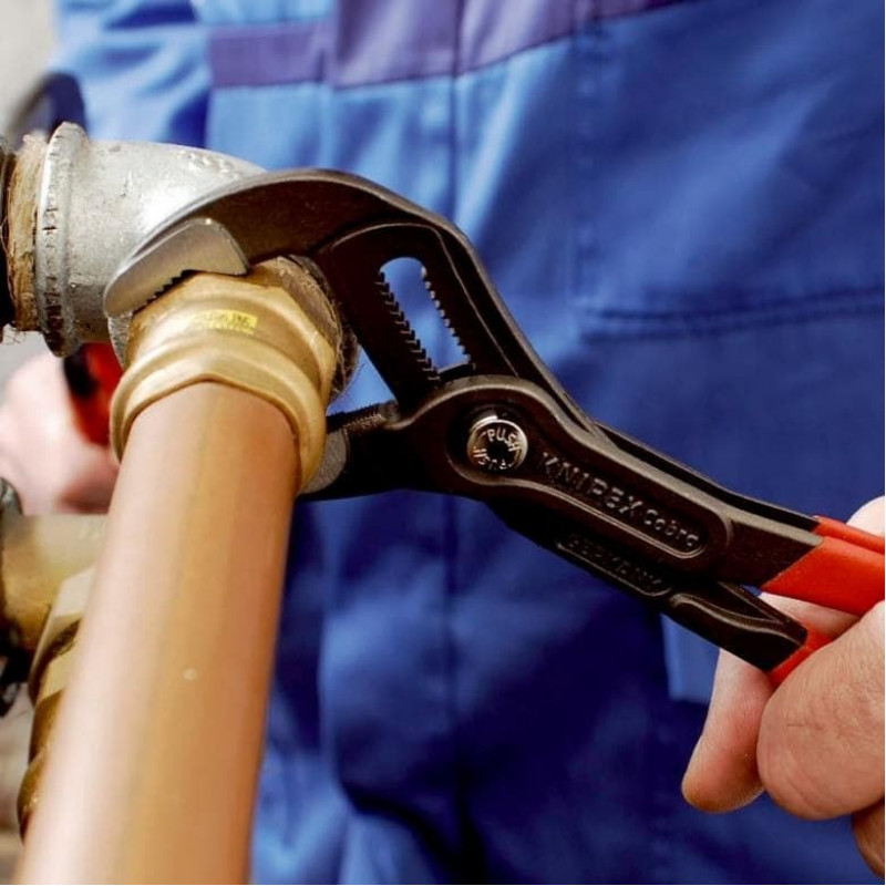 Плоскогубцы Cobra 300 мм KNIPEX [87 02 300] с двухкомпонентной ручкой