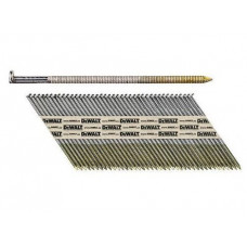 Гвозди для деревянных гвоздозабивных пистолетов, кольцевой хвостовик с нарезанной головкой 2,8 x 50 мм, 34º, DeWALT [DNPT28R50Z]