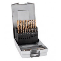 Набор из 24 коротких кобальтовых сверл для металла и нержавеющей стали HSS PZ-COBALT KP 24 Alpen [0090600024100]