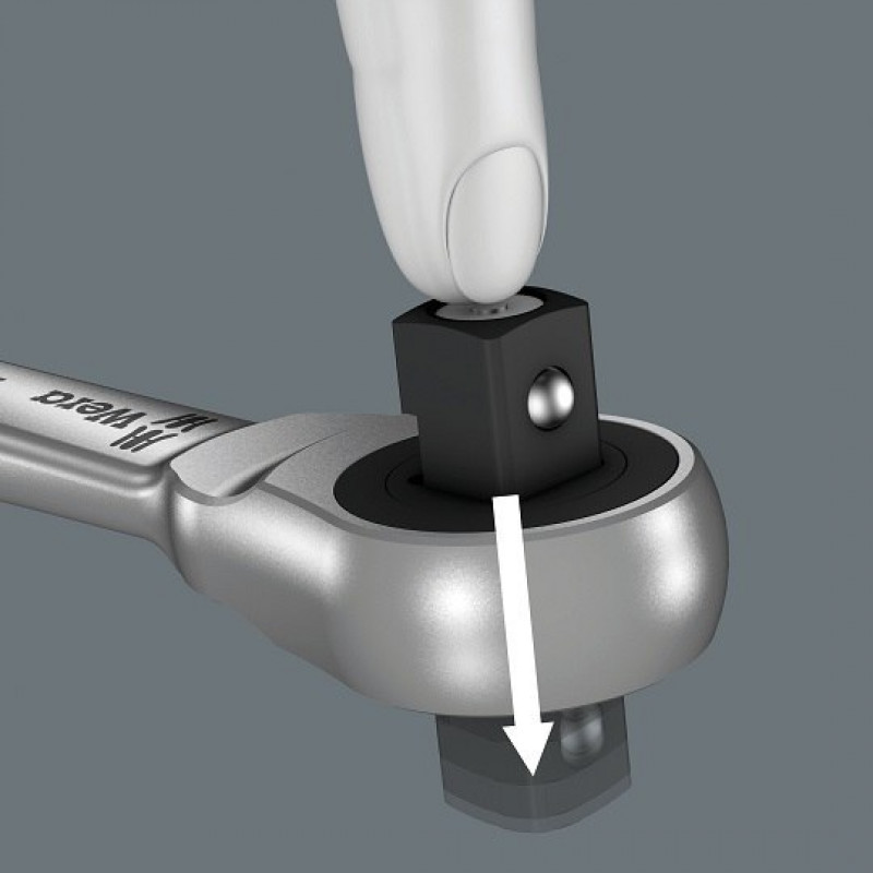 Набір із 28 торцевих ключів та біт 1/2 10-19 мм Zyklop Metal 8100 SC 7 Wera [05004077001]