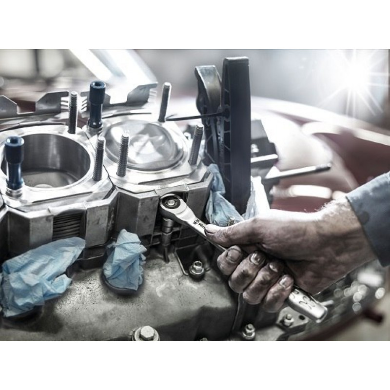 Набір із 28 торцевих ключів та біт 1/2 10-19 мм Zyklop Metal 8100 SC 7 Wera [05004077001]