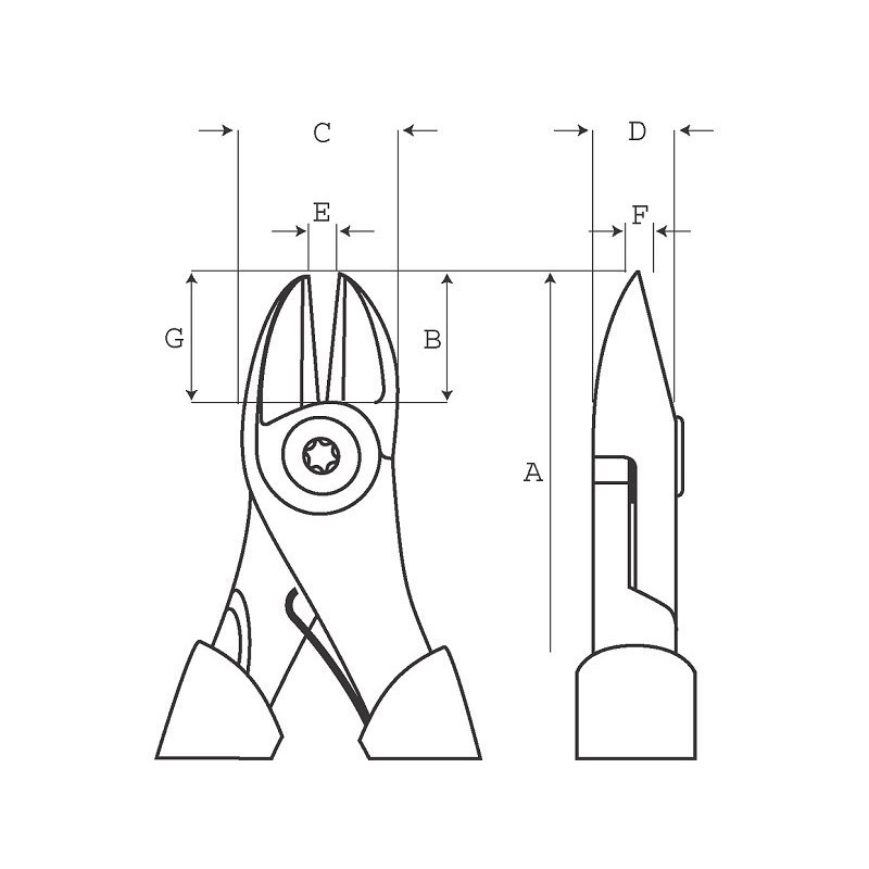 Бокорез ERGO с прогрессивным режущим краем 160 мм, Bahco [2101G-160IP]