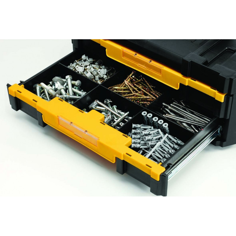Інструментальний ящик TStak IV з 2 шухлядами 8 л DeWALT [DWST1-70706]