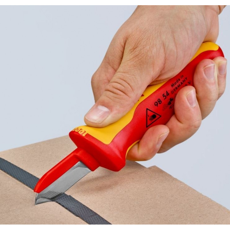 Ніж для зняття ізоляції VDE 1000V, KNIPEX [98 54]