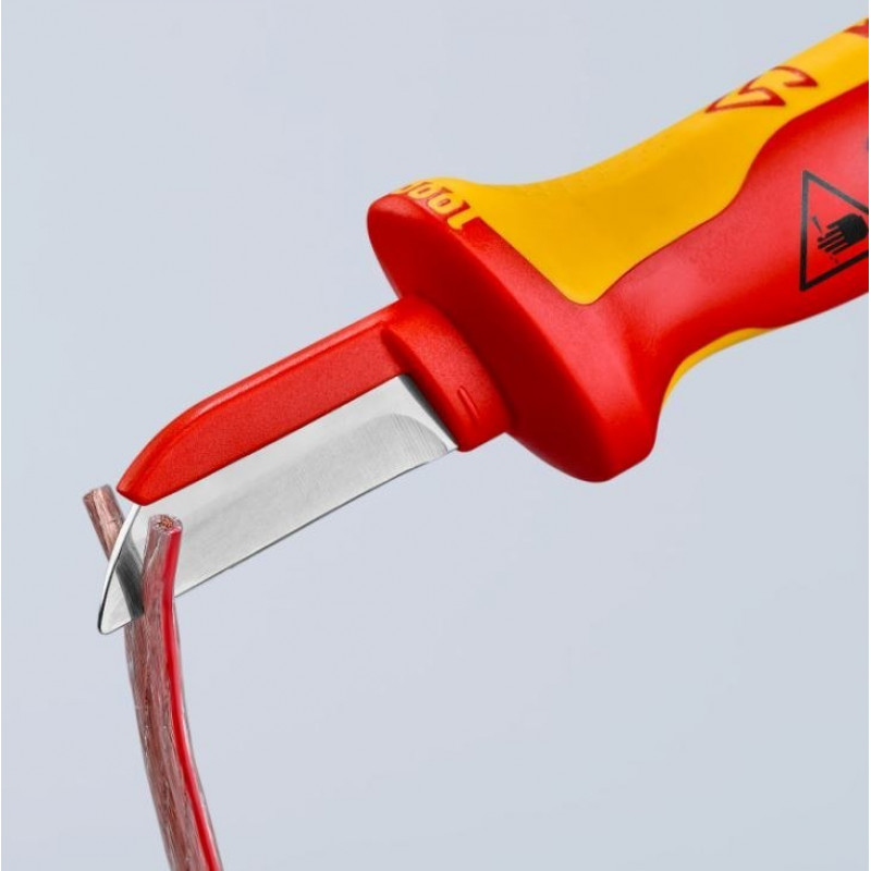 Ніж для зняття ізоляції VDE 1000V, KNIPEX [98 54]