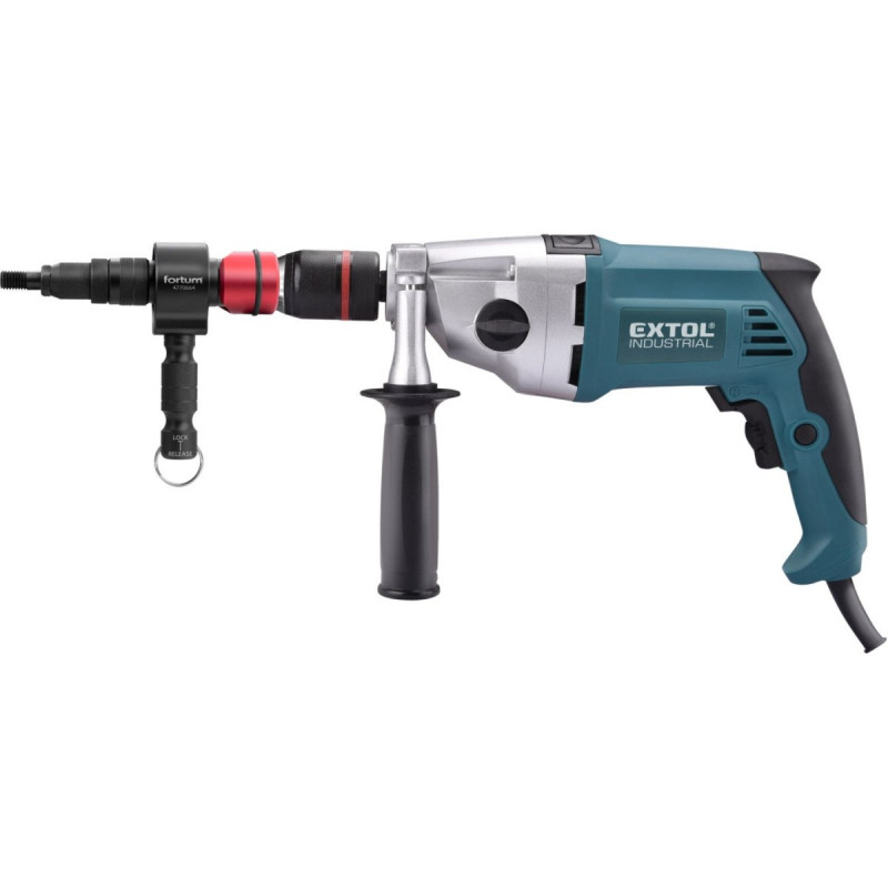 Кріплення з ручкою для викрутки з заклепковою гайкою, кейс M3-M12 FORTUM [ARG 4770664]