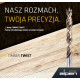 Набір спіральних свердел для дерева 3-10 мм, 8 шт. PTM 8, Timber Twist Alpen [0067100008100]
