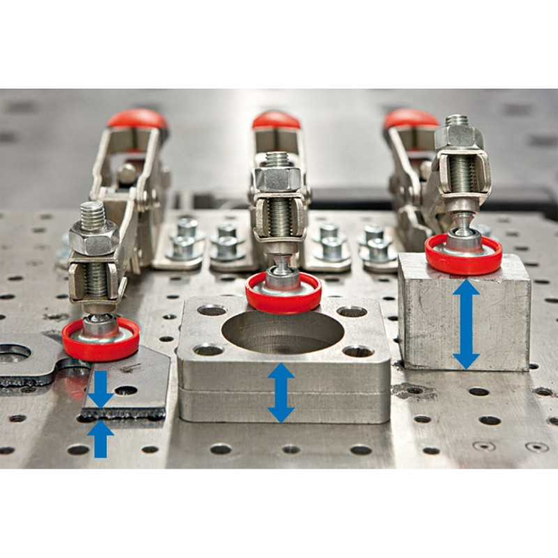 Швидкознімний вертикальний затискач Bessey з горизонтальною основою та регулюванням 60 мм [STC-HH70]