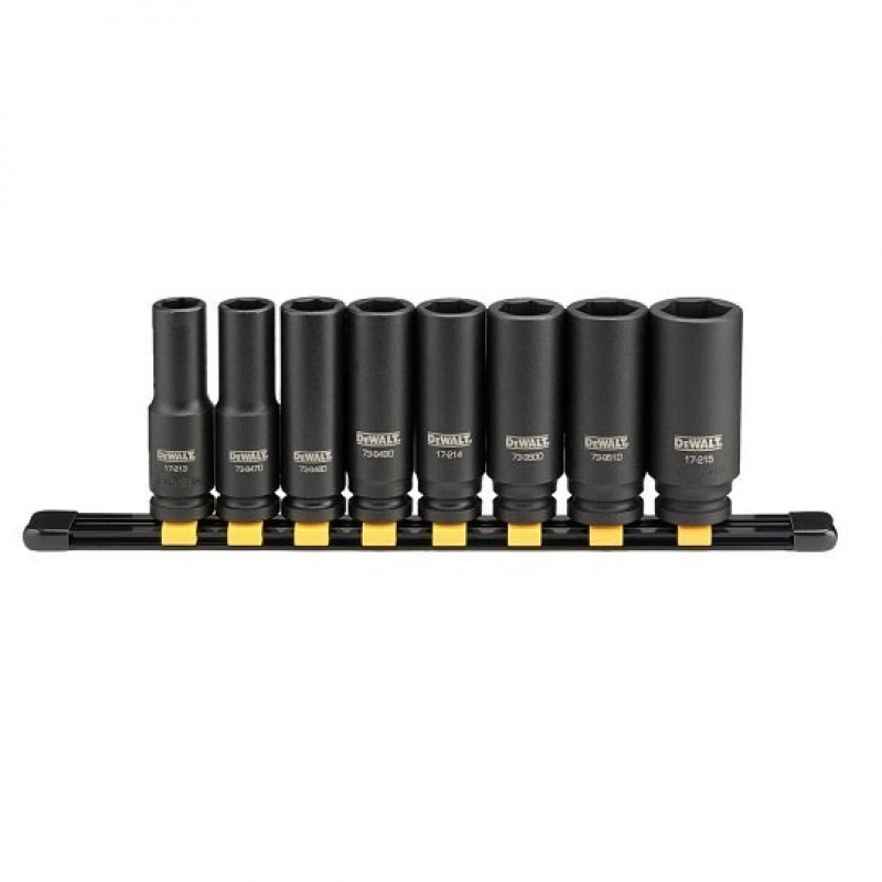 Набор головок DeWALT из 8 предметов 1/2