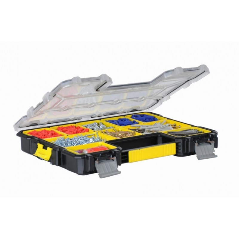 Низький органайзер із прозорою кришкою, серія FATMAX, Stanley [1-97-519]