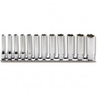 Набор из 12 головок 1/4 с наконечником Surface Drive 4-14 мм, Koken [RS2310M/12] на металлической полосе