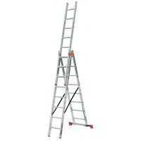 Многофункциональная 3-секционная стремянка 3x8 TRIBILO MONTO KRAUSE [129741]