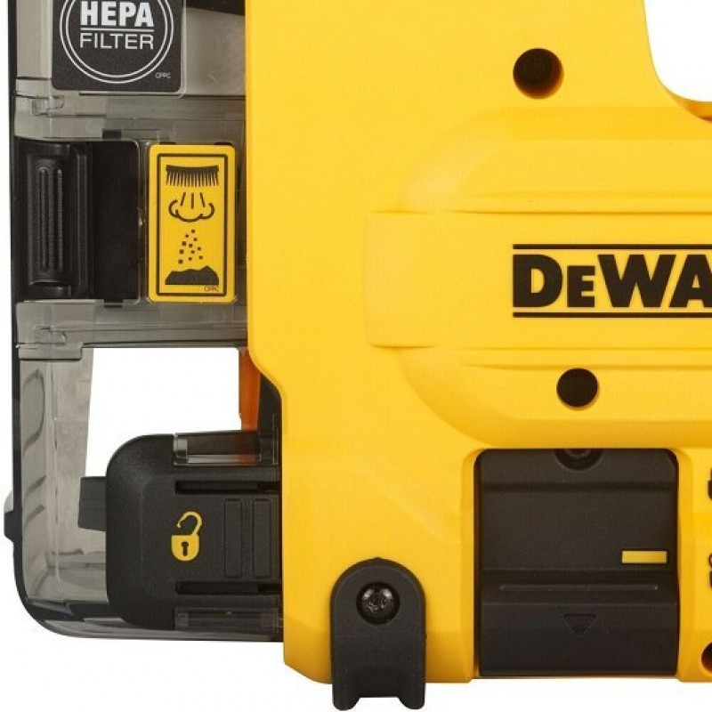 Система пиловловлення для перфораторів SDS+, фільтр HEPA, DeWalt [D25304DH-XJ]