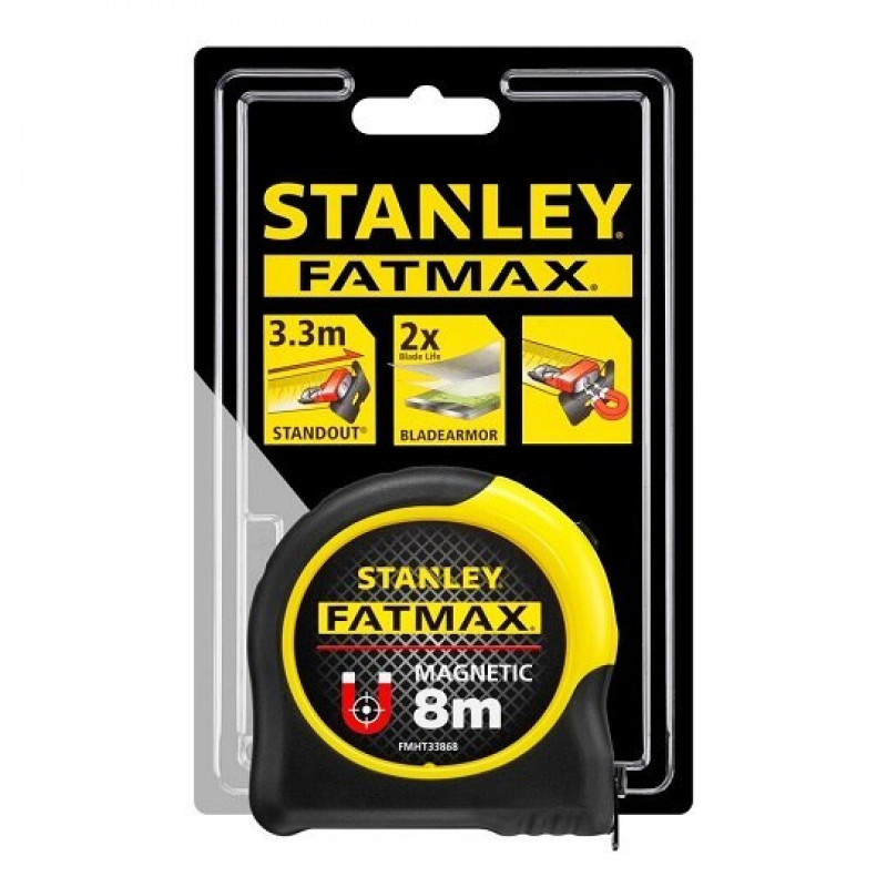 Магнитная рулетка FatMax Stanley 8 м. [FMHT0-33868] BladeArmor